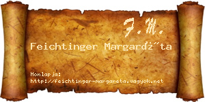 Feichtinger Margaréta névjegykártya